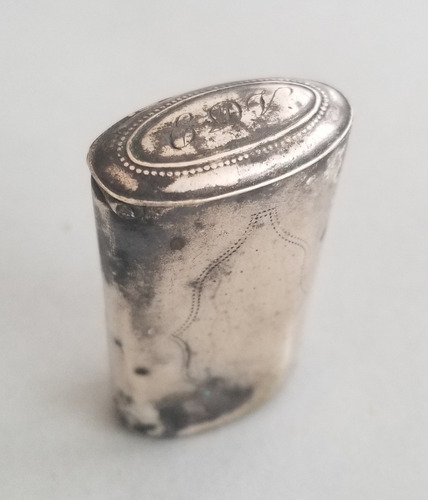 Imagen 2 de 5 de Antigua Fosforera De Plata. 55292