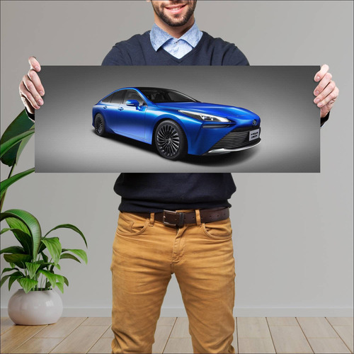 Cuadro 30x80cm Auto 2019 Toyota Mirai Concept 95 239