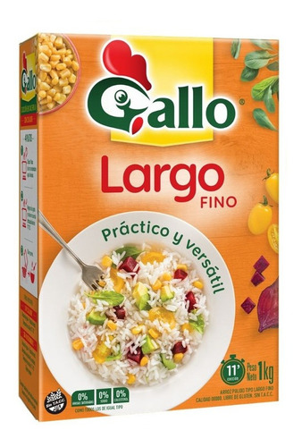 Gallo Arroz Largo Fino X 1kg