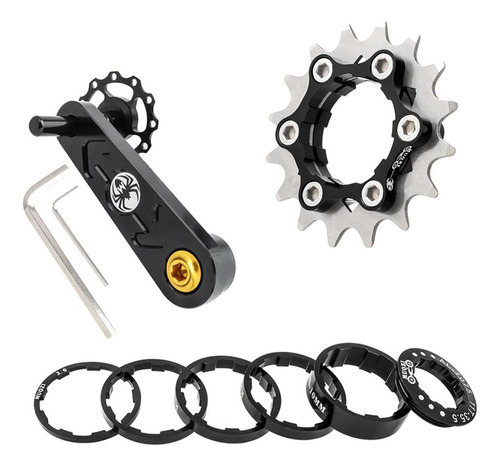 Bike Single Speed Cassette Cog Set Tensor De Negro 16t