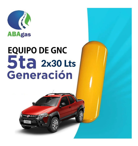 Imagen 1 de 6 de Equipo De Gnc 5ta Gen. Bajo Chasis Fiat Strada Adventure