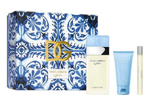 Set Dolce & Gabbana Light Blue Edt 100ml Premium