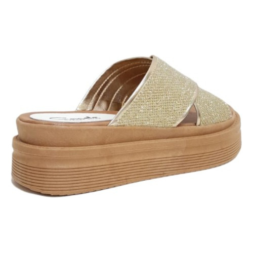 Imagen 4 de 4 de Sandalias Glitz Oro