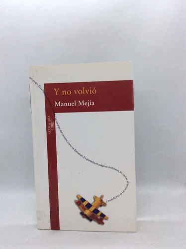 Y No Volvió - Manuel Mejía - Literatura Colombiana