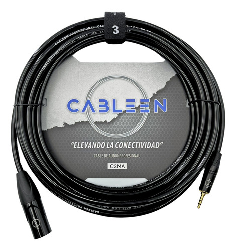 Cable Audio Profesional 3m Xlr Macho A Plug 3.5 Mm Cableen