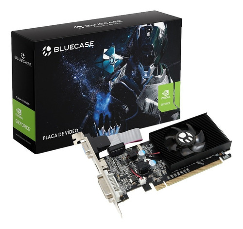 Placa De Vídeo Gt 210 1gb Ddr3 Bluecase Pci-e 16x