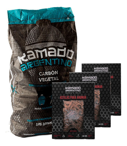 Kit Encender Parrilla: Carbon Vegetal Y Astillas De Ahumado