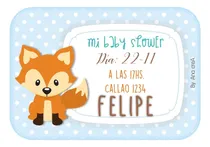 Comprar Mini Kit Imprimible Zorrito Mod.8 Baby Shower Cumple Fox