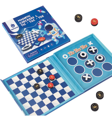 Juego De Damas 2 En 1 Magnético Para Niños Pequeños
