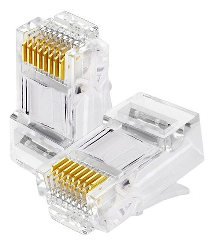   Paquetes 10 Conector Rj45 Unidad Cat5