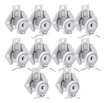 Comprar Kit 10 Fechaduras Para Móveis 301 Corpo 22mm Stam Niquelada