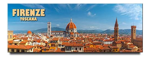 Iman Nevera Panoramica Florencia Toscana Travel Souvenir Fir