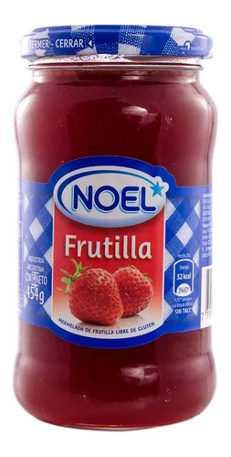 Mermelada Noel Frutilla Frasco 454 Grs