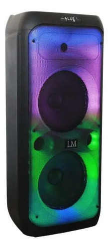 Bafle 2x 10 Pulgadas Con Karaoke Y Microfonos Lm-bs010