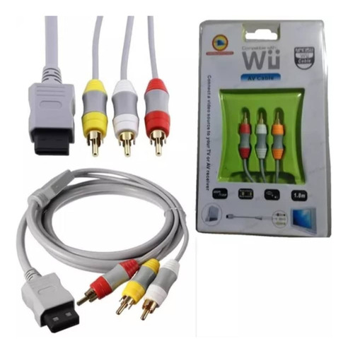 Cable Av Rca Para Nintendo Wii