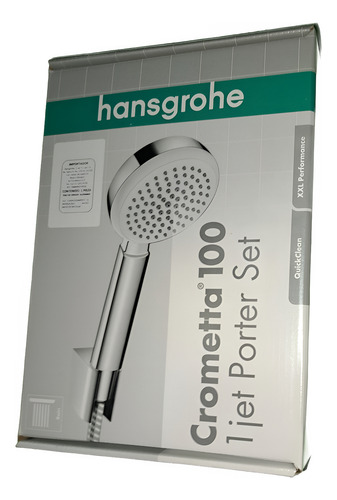 Hansgrohe Crometta 100 Regadera, Soporte Y Manguera Flexible