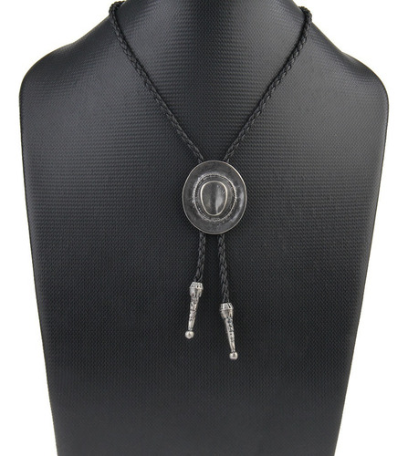 Sombrero Vaquero Occidental Moda Bolo Corbata