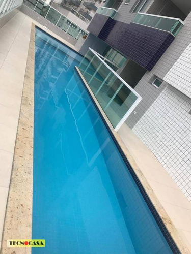 Imagem 2 de 30 de Excelente Apartamento Com 02 Dormitórios Para Venda Com 100,58m² No Bairro Cidade Ocian Em Praia Grande/sp. - Ap6495