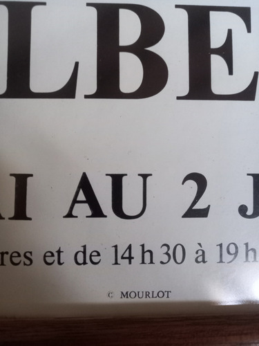 Poster Afiche Jalbert Galerie Elisabeth Amyot. Mourlot Arte (Usado)