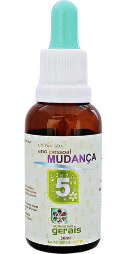 Composto Floral Ano Pessoal 5 Mudança 30ml