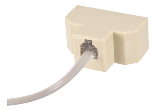 Qz1 Conector Telefónico Rj11 6p4c Macho A 3 Hembra 2pzs