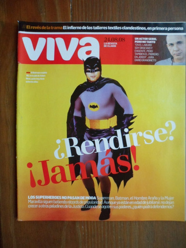 Batman Superhéroes Caloi Grandinetti / Revista Viva / 2008