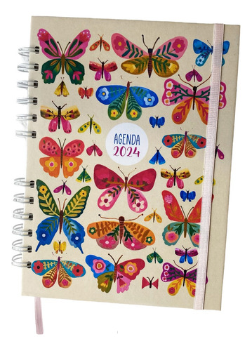 Agenda 2024 Universitaria - Diseño Mariposas