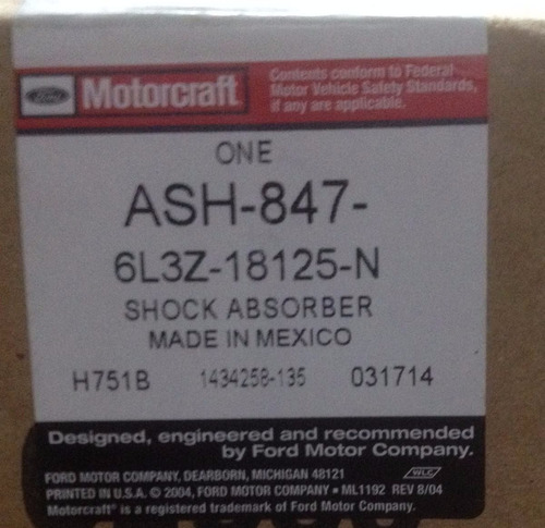 Amortiguador Trasero Fx4 4x4. C/uno.se Vende Par. Original