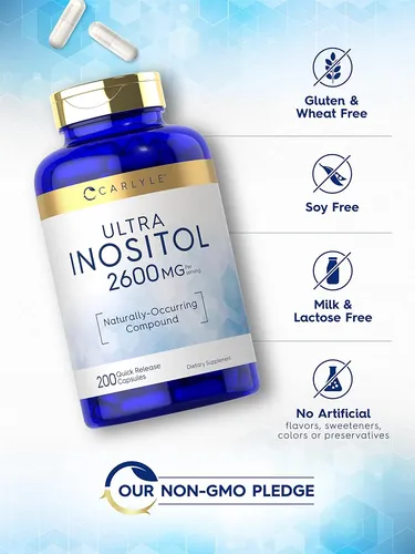 Ultra Inositol Myo-inositol 2600 Mg Formula Premium 200 Cap