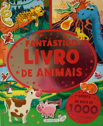 Libro Fantastico Livro De Animais Com Autocolantes - Vv.aa.