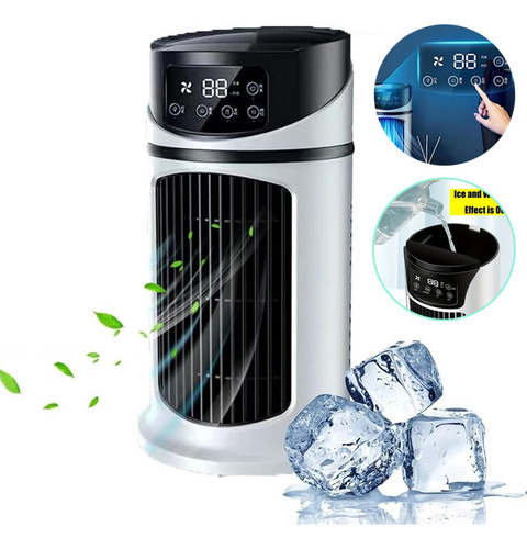 Ventilador Humidificador Y Enfriador De Aire Portátil Usb