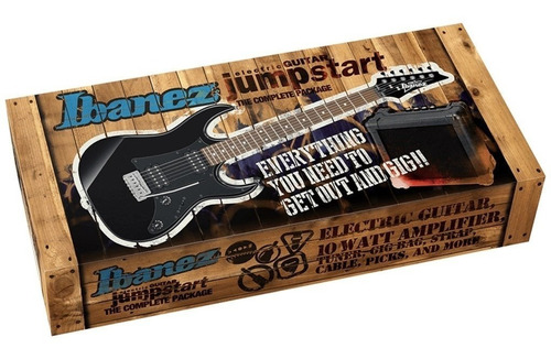 Guitarra Eléctrica Ibanez Ijrx20 Bkn - Kit Completo