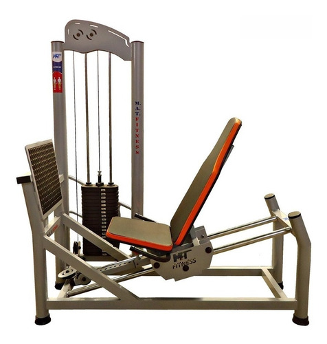 Leg Press Horizontal Master Line 4 Polegadas Aparelho Ginast