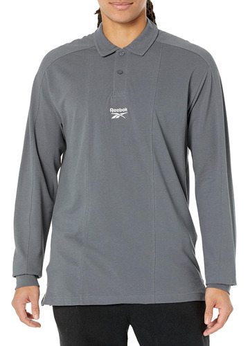 Reebok Standard Cl Wde R Ls Tee, Gris Puro