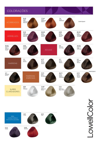Colorante profesional Lowell Color Tom 0.13 - Mate (Mix)