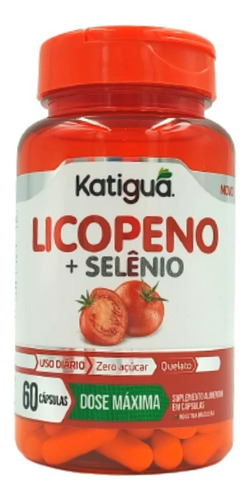 Licopeno + Selênio 60 Cáps - Katiguá Sabor Sem sabor
