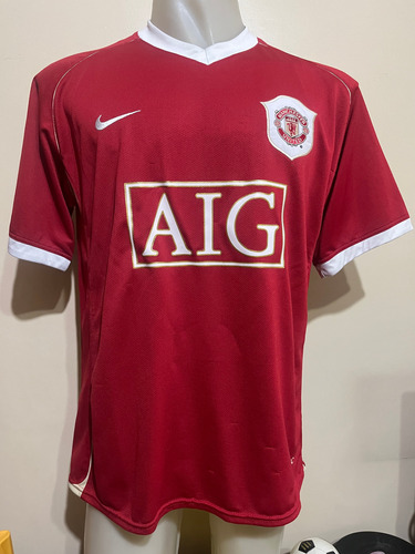 Camiseta Manchester United 2006 2007 Ronaldo 7 Portugal L/xl