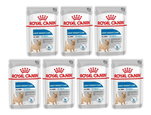 Kit 7 Unidades Royal Canin Ração Sachê Light Weight Care 85g