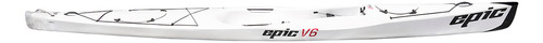 Kayak Surfski De Turismo Epic V6 Performance Hibrido Color Blanco