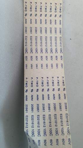 Tira Flex P Two Ru Awm 20861 E221612 105c 60v Vw 1 Serie 146 (Usado)