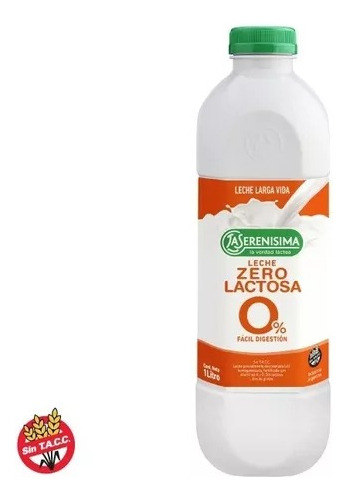 Leche Deslactosada La Serenísima Zero Lactosa Sin Tacc