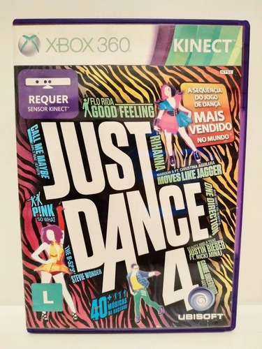 Imagem 1 de 2 de Just Dance 4 Xbox 360 Midia Fisica Usado