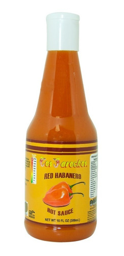 Salsa Los Jarochos Habanera Roja 300 Ml 6 Botellas