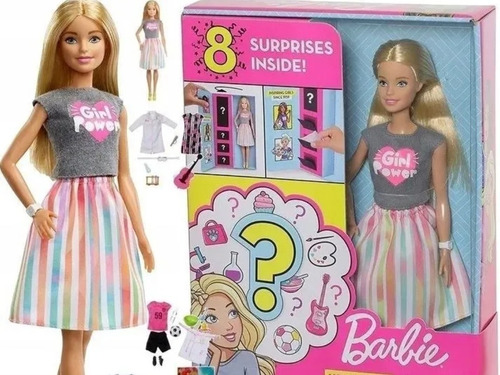 Imagen 2 de 7 de Barbie Con 8 Sorpresas Profesiones Yo Quiero Ser