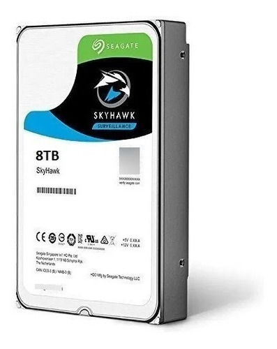 Disco Duro P/pc Seagate 8tb Skyhawk Surveillance Sata 6gb/s 