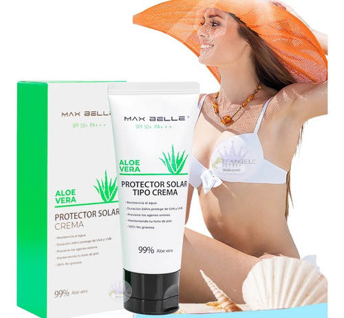 Protector Solar 99% De Aloe Vera En Crema