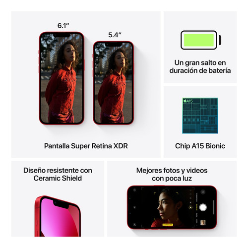 Apple iPhone 13 mini (128 GB) - (PRODUCT)RED