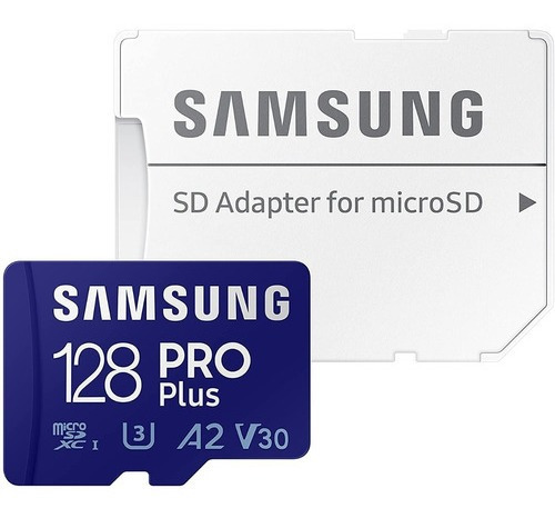 Imagen 4 de 6 de Tarjeta De Memoria Samsung Pro Plus Con Adaptador 128gb 160mb/s Mb-md128ka/am