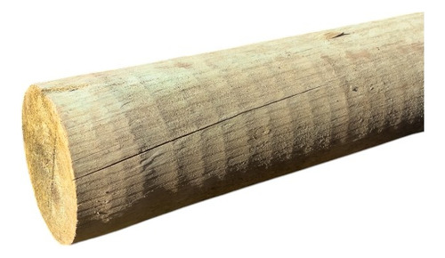 Poste De Madera Pino Impregnado 10cm X 3 Mts 1 Pieza