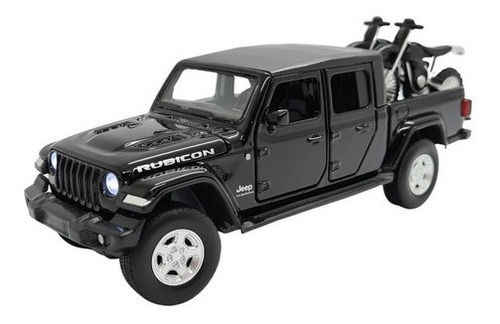 Miniatura Jeep Gladiator Rubicon Metal Acende Luz/som 1:32